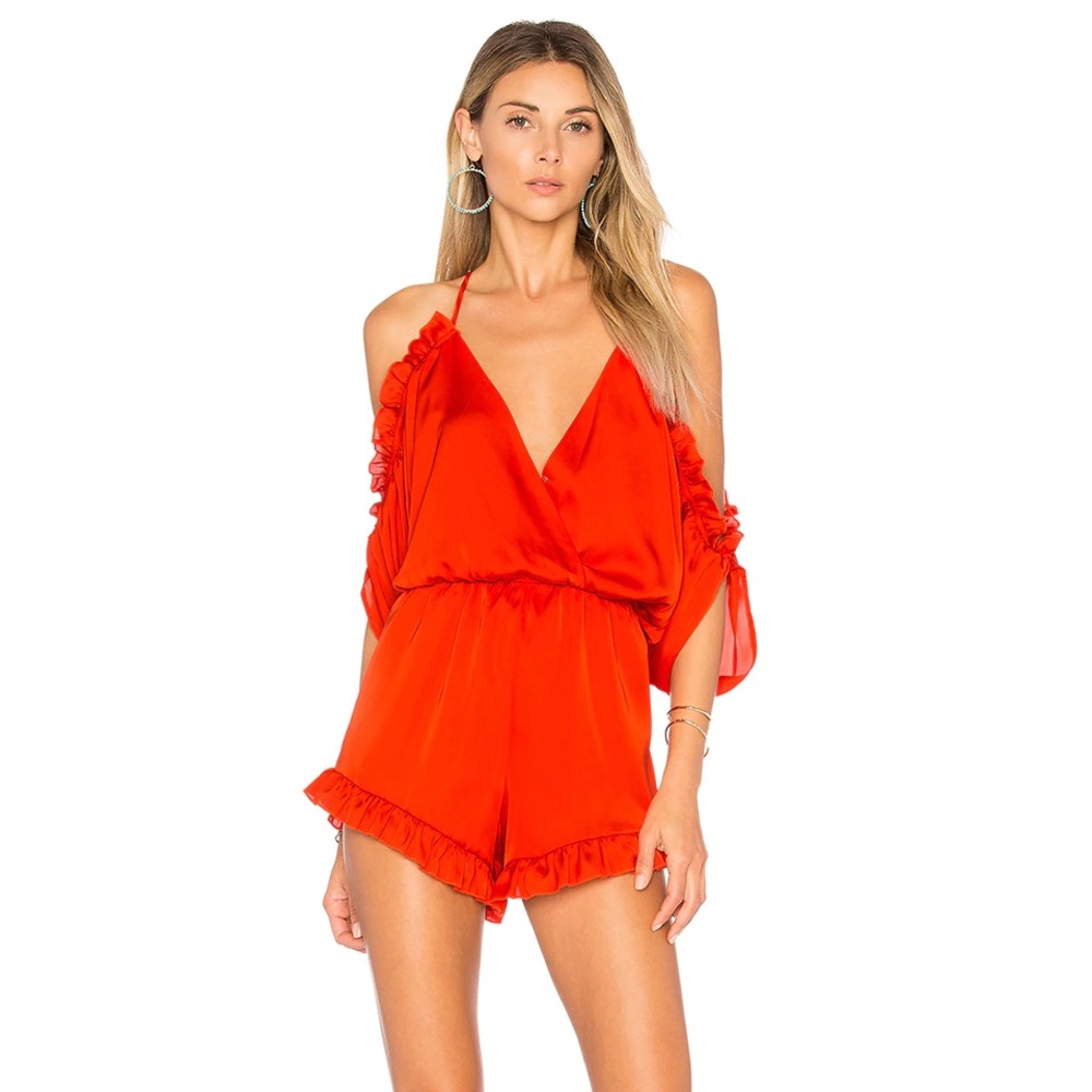 Lovers + friends x revolve malia jumper red